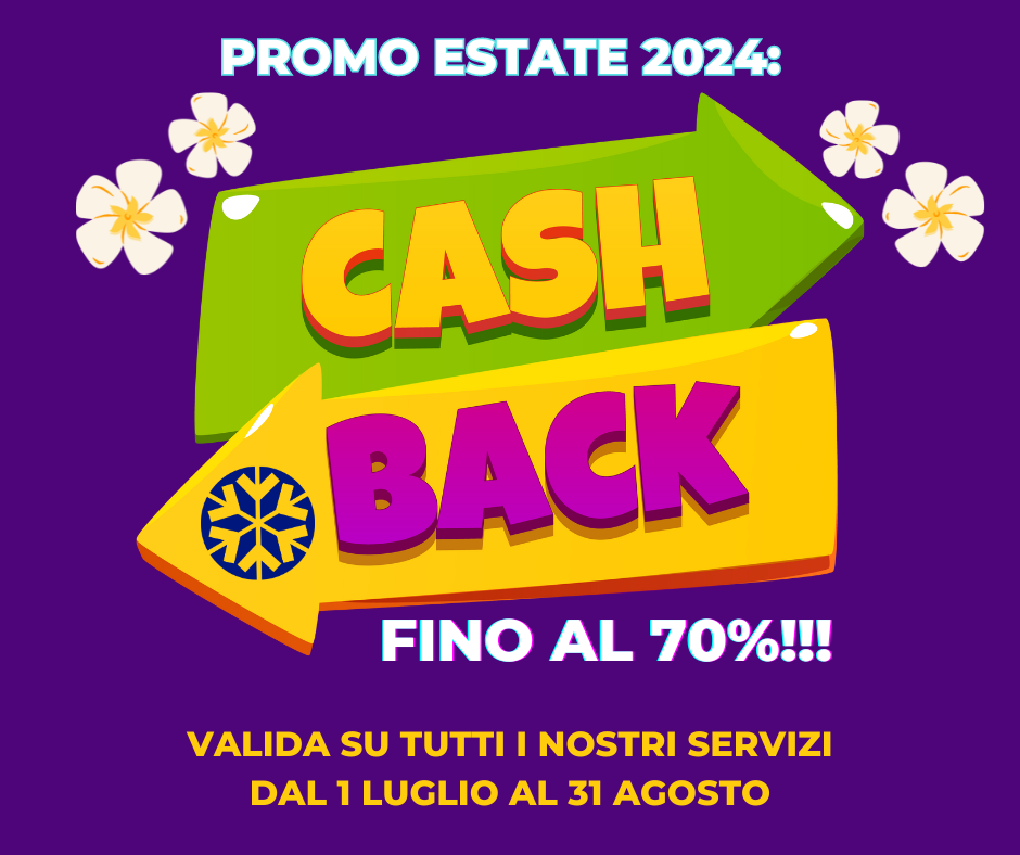 Promo Estate 2024: Cashback fino al 70%!!!